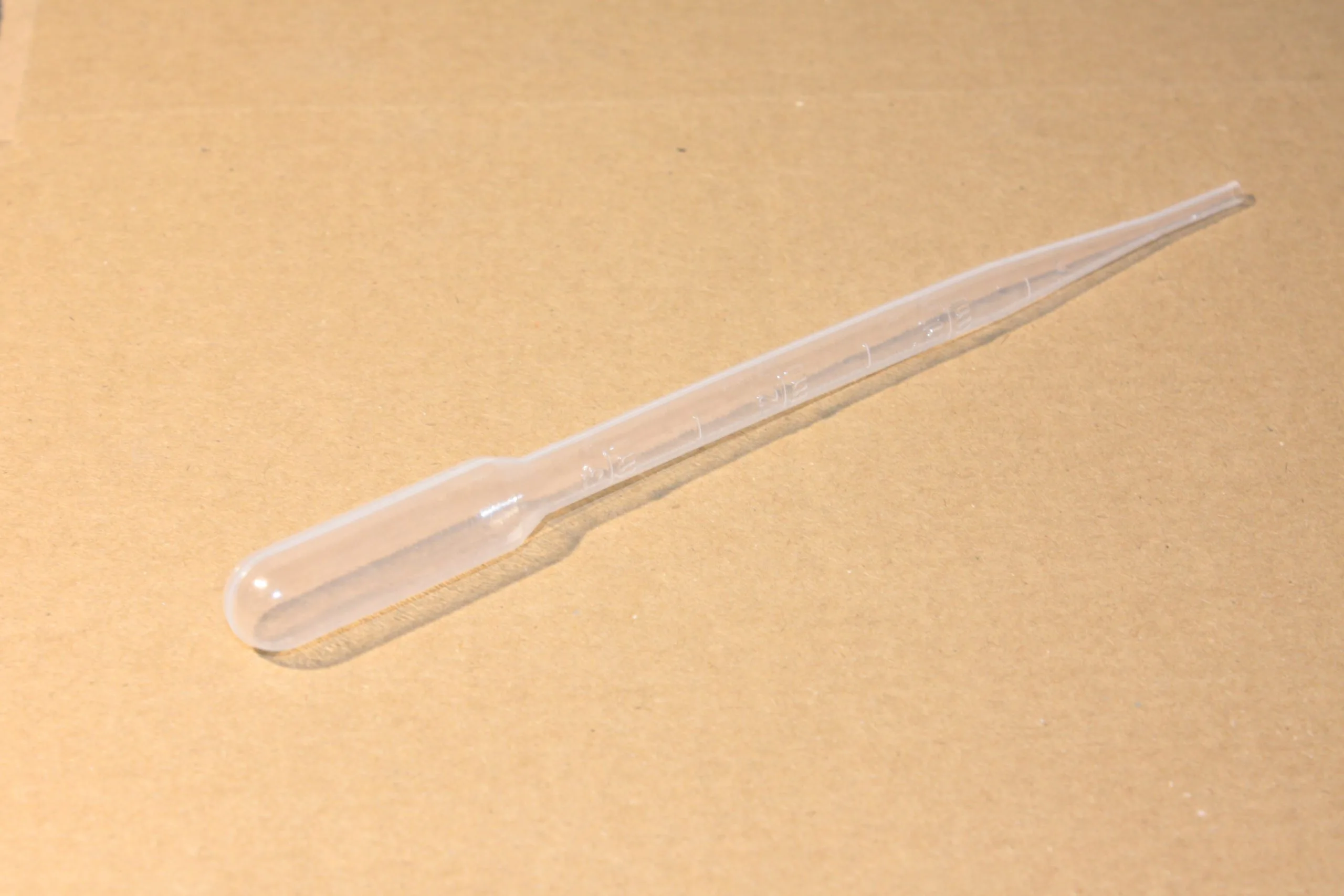 Pipette en plastique 3ml graduée